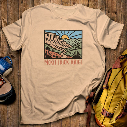 McKittrick Ridge T-Shirt Sand Adventure and Outdoors Themed T-Shirt