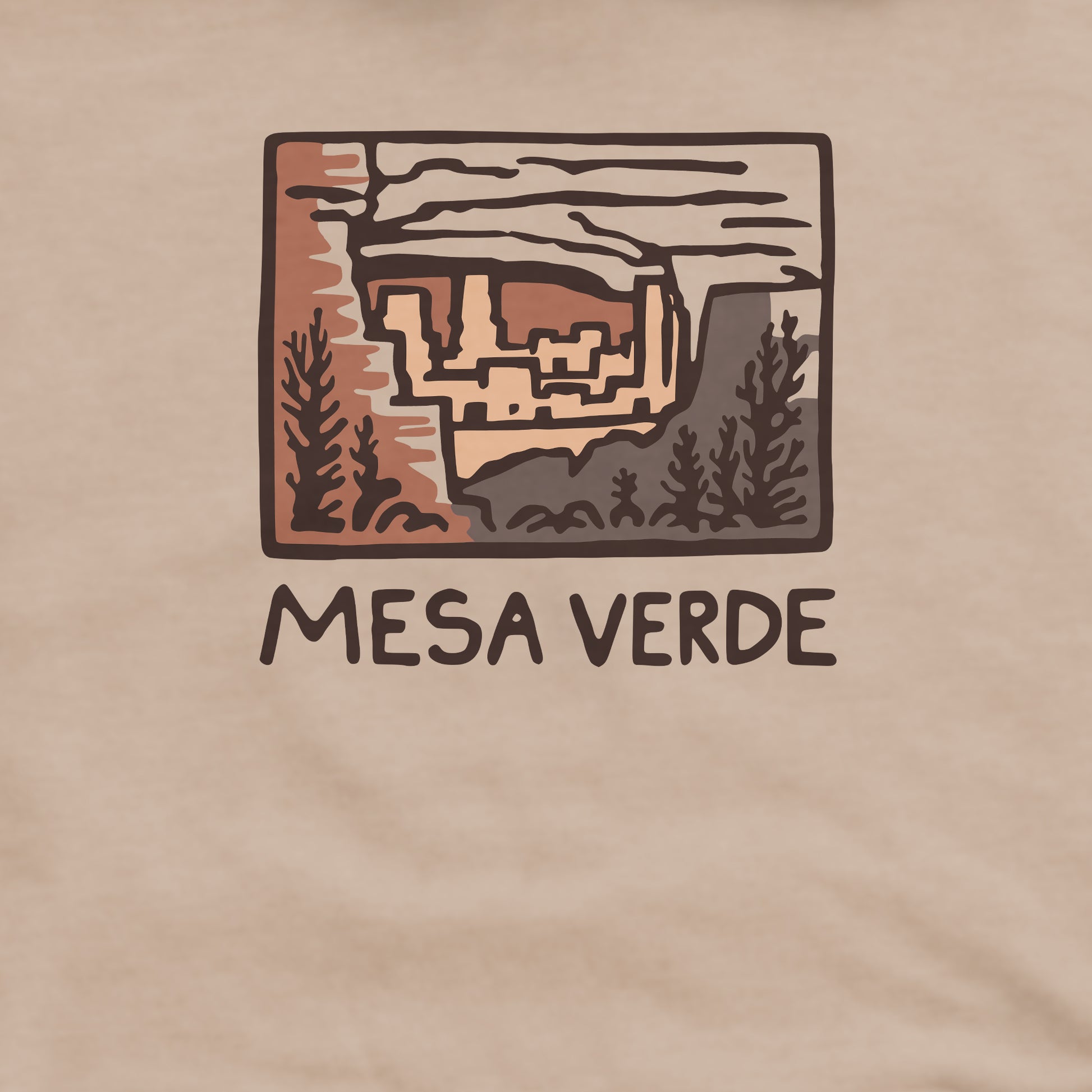 Mesa Verde National Park Crewneck Sweatshirt Adventure and Outdoors Themed Sweatshirt
