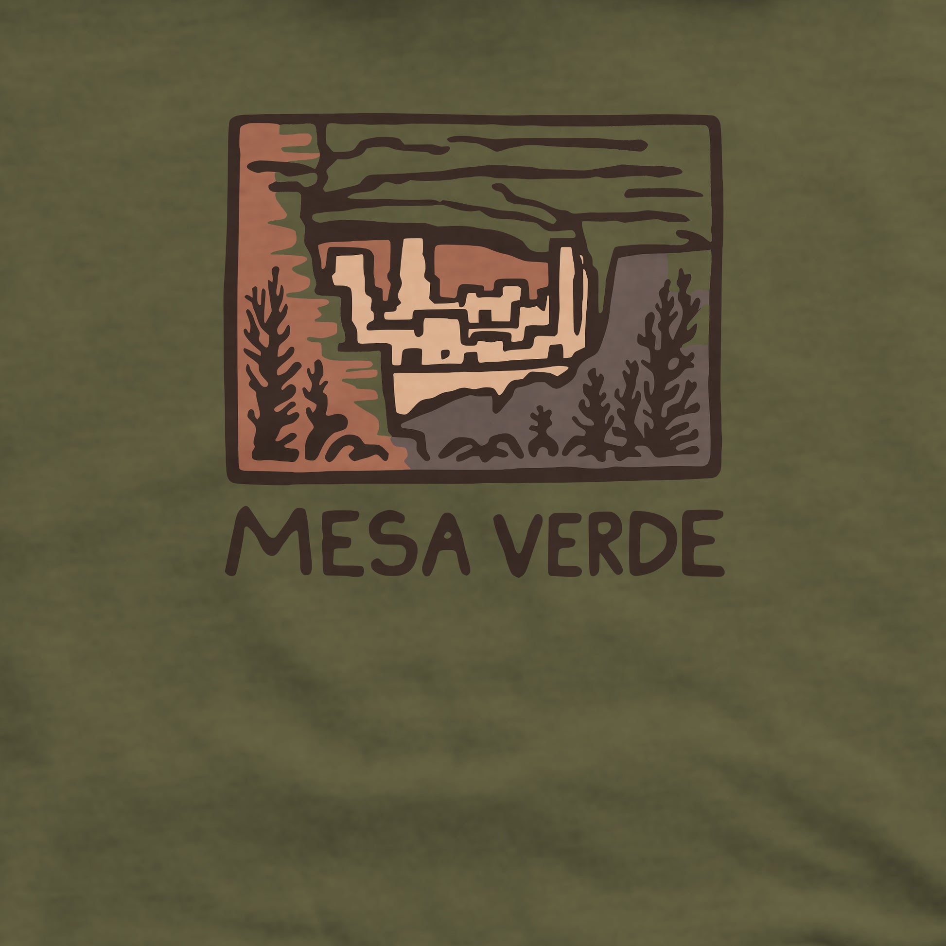 Mesa Verde National Park Crewneck Sweatshirt Adventure and Outdoors Themed Sweatshirt