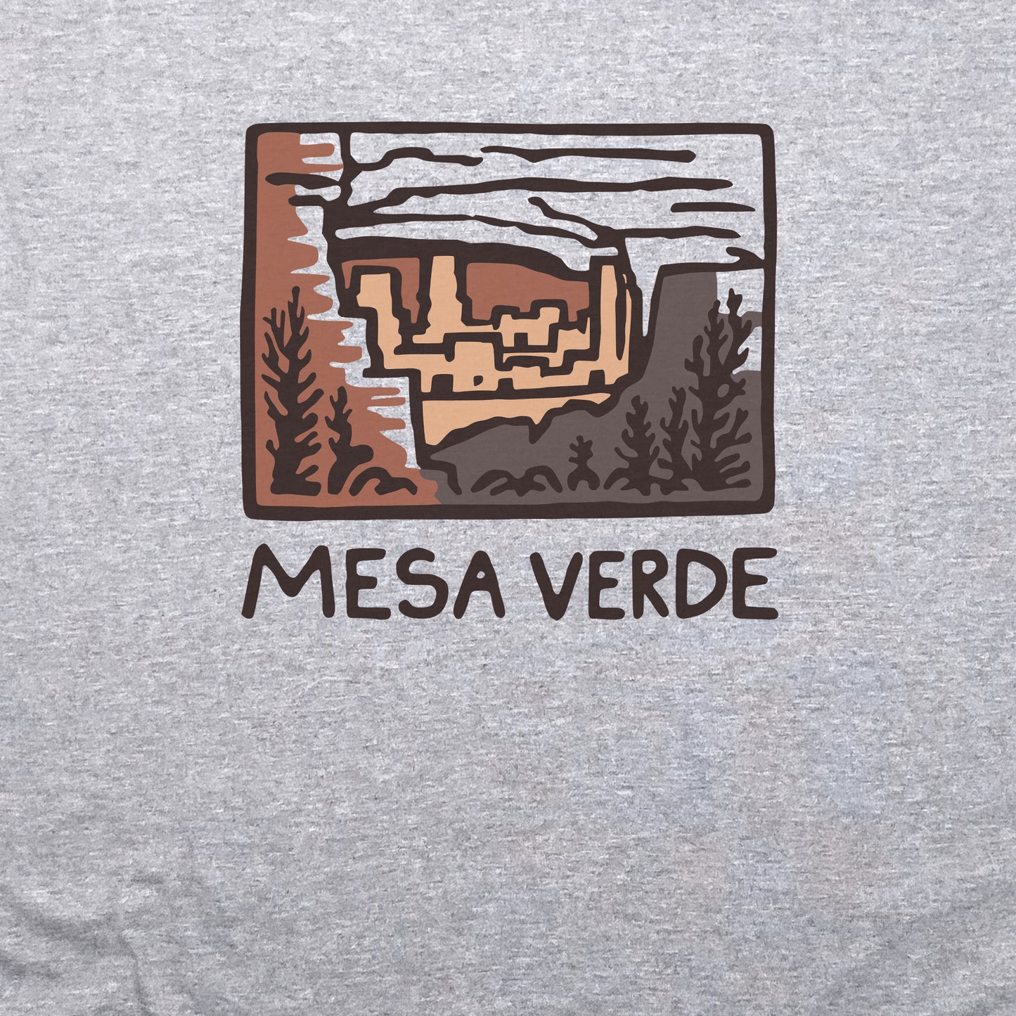 Mesa Verde National Park Crewneck Sweatshirt Adventure and Outdoors Themed Sweatshirt