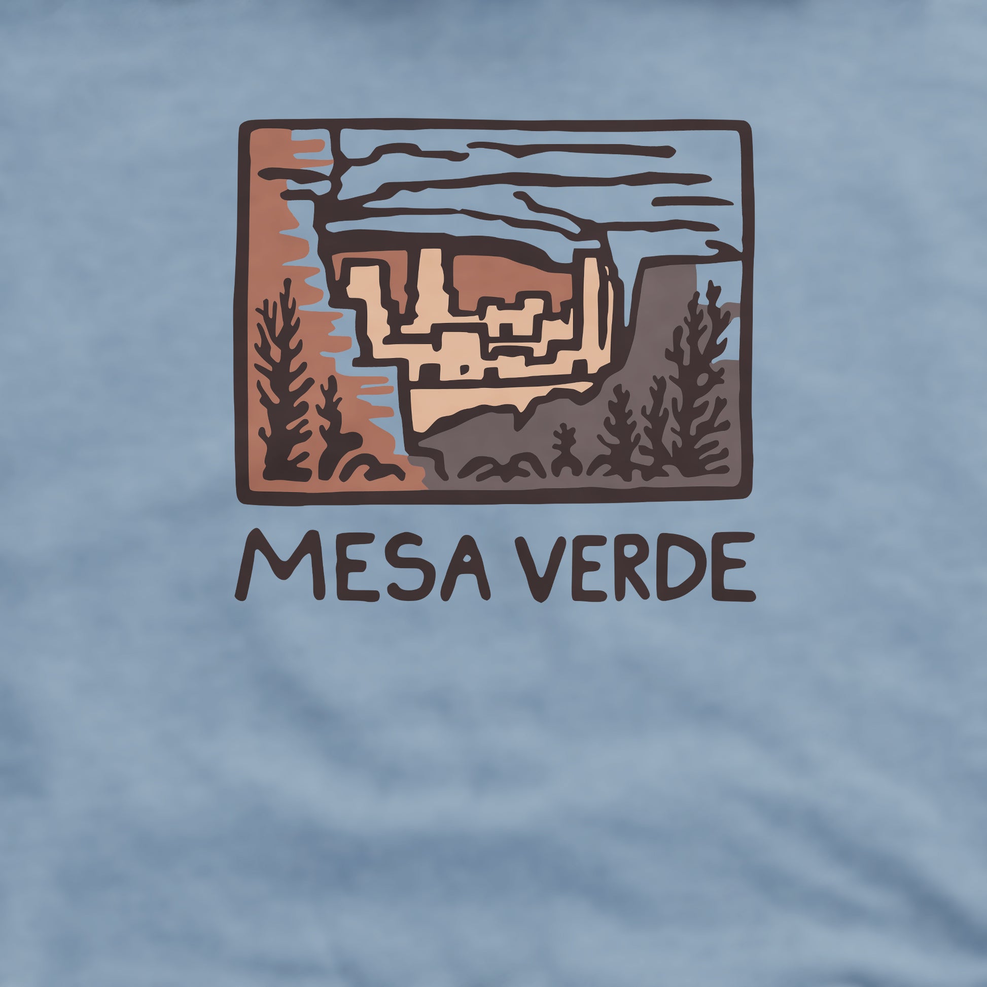 Mesa Verde National Park Crewneck Sweatshirt Adventure and Outdoors Themed Sweatshirt