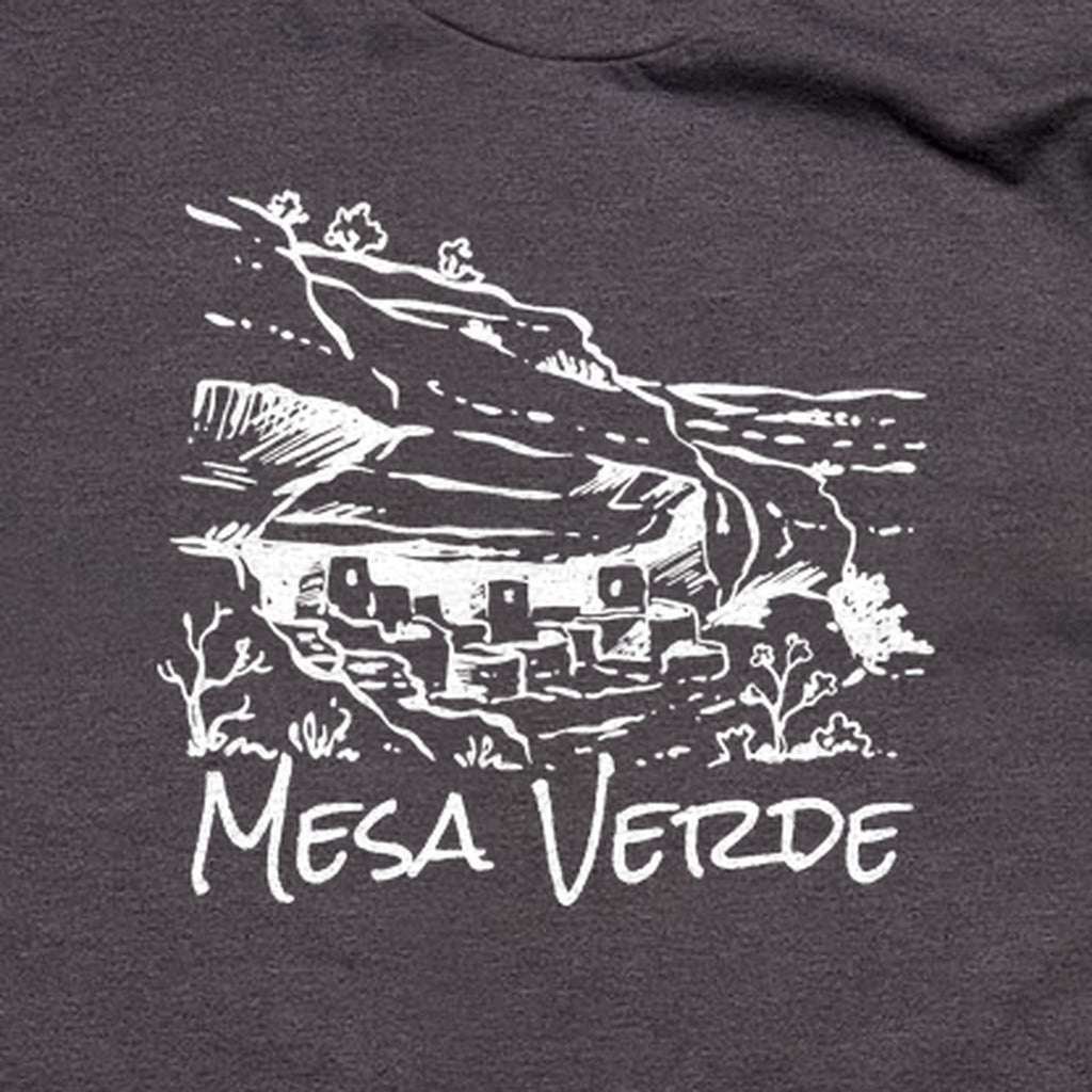 Mesa Verde National Park Line Drawing T-Shirt