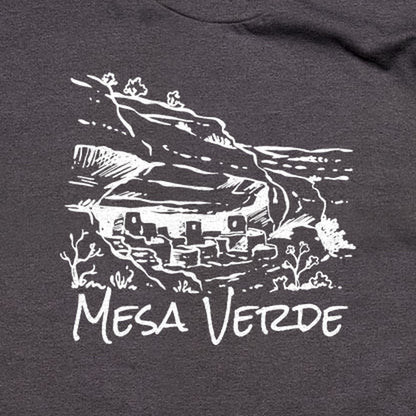 Mesa Verde National Park Line Drawing T-Shirt