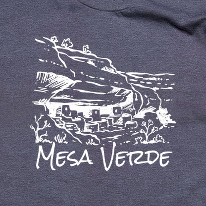 Mesa Verde National Park Line Drawing T-Shirt