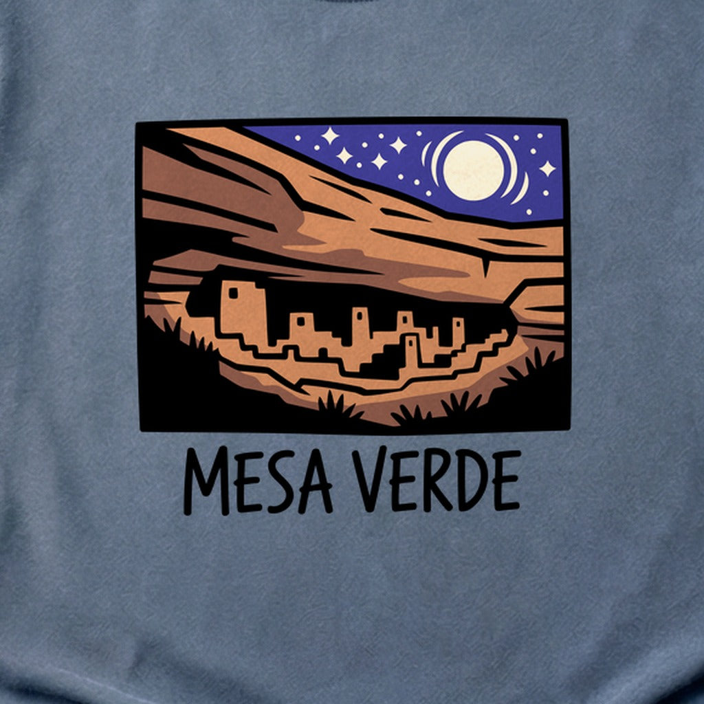 Mesa Verde at Night Cotton T-Shirt