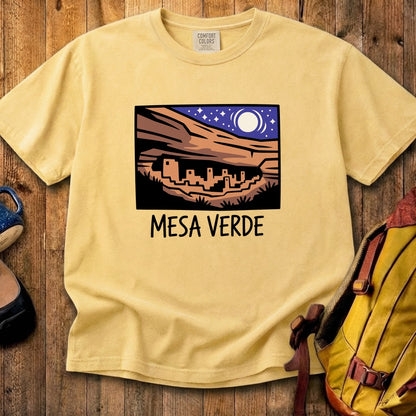 Mesa Verde at Night Cotton T-Shirt