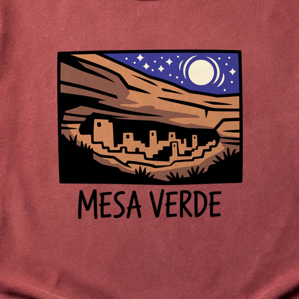 Mesa Verde at Night Cotton T-Shirt