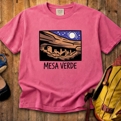 Mesa Verde at Night Cotton T-Shirt