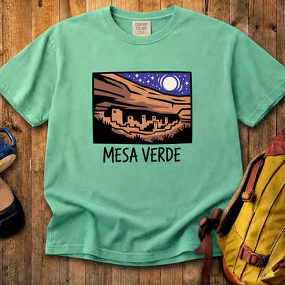 Mesa Verde at Night Cotton T-Shirt