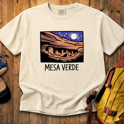 Mesa Verde at Night Cotton T-Shirt