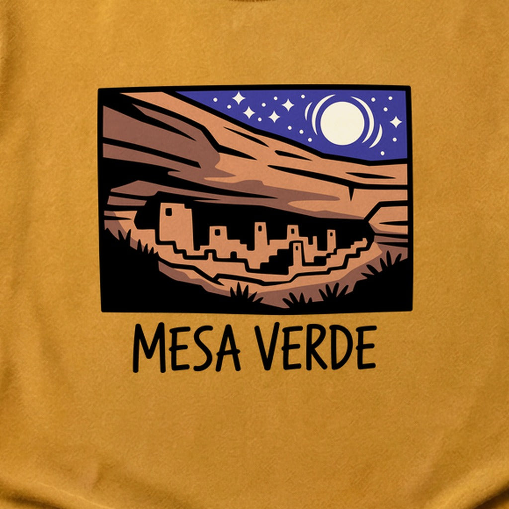 Mesa Verde at Night Cotton T-Shirt