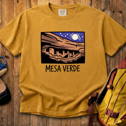 Mesa Verde at Night Cotton T-Shirt