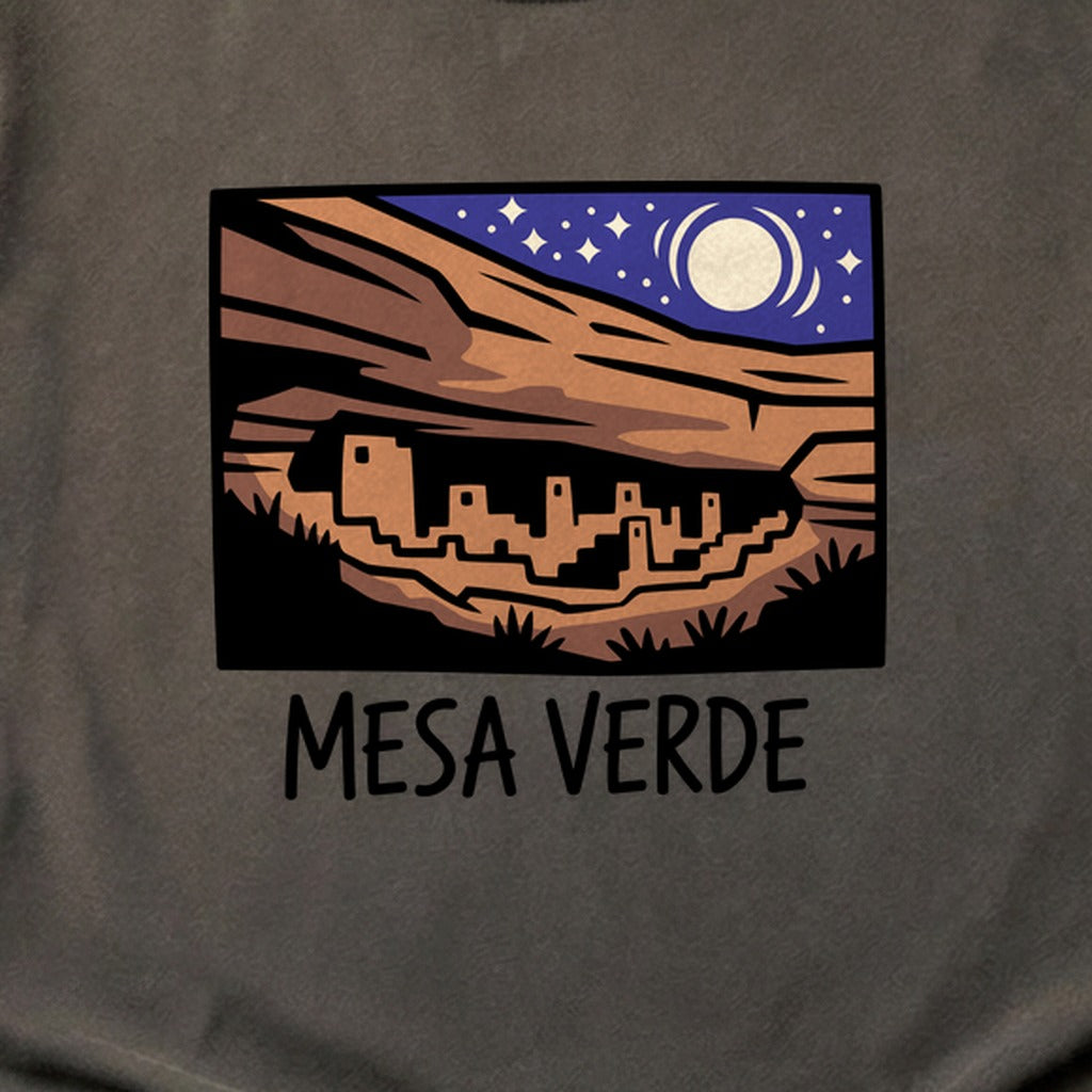 Mesa Verde at Night Cotton T-Shirt