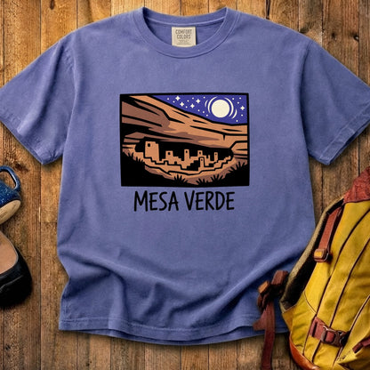 Mesa Verde at Night Cotton T-Shirt