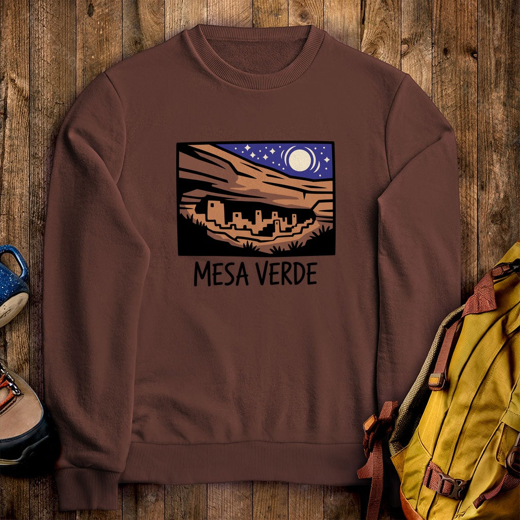 Mesa Verde at Night Crewneck Sweatshirt