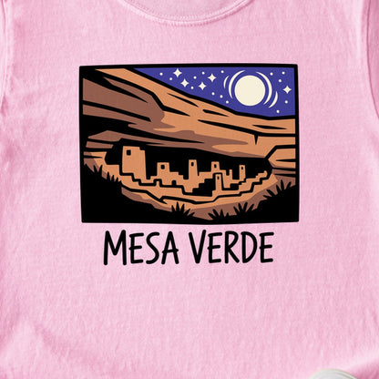 Mesa Verde at Night Kids Cotton T-Shirt