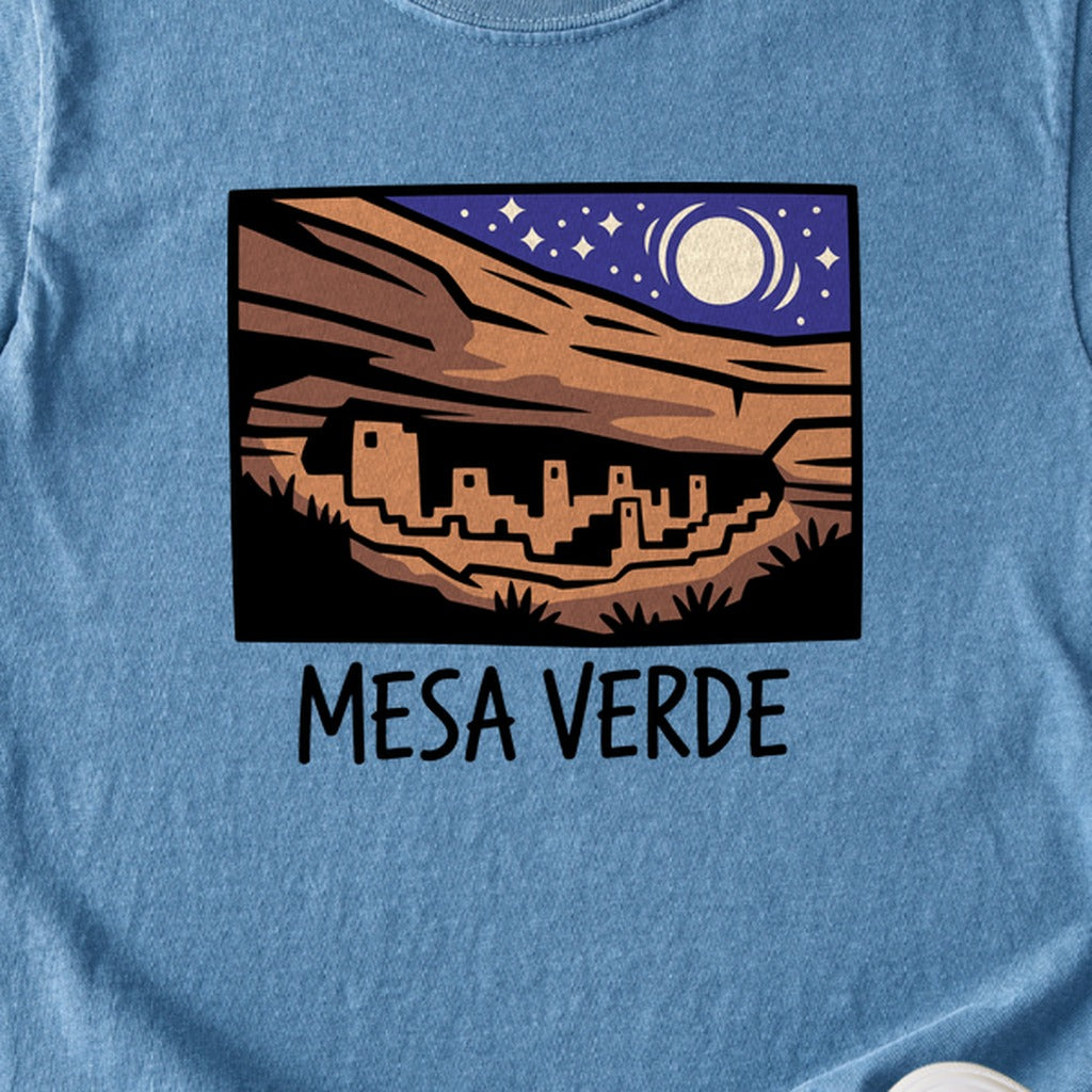 Mesa Verde at Night Kids Cotton T-Shirt