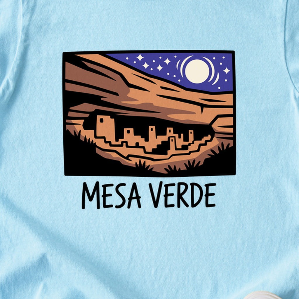 Mesa Verde at Night Kids Cotton T-Shirt