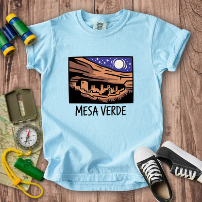 Mesa Verde at Night Kids Cotton T-Shirt