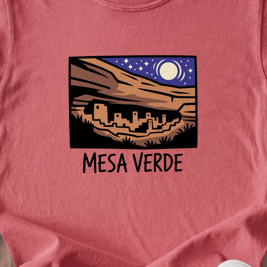 Mesa Verde at Night Kids Cotton T-Shirt