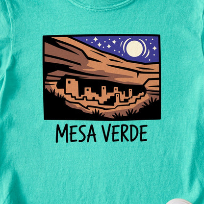 Mesa Verde at Night Kids Cotton T-Shirt