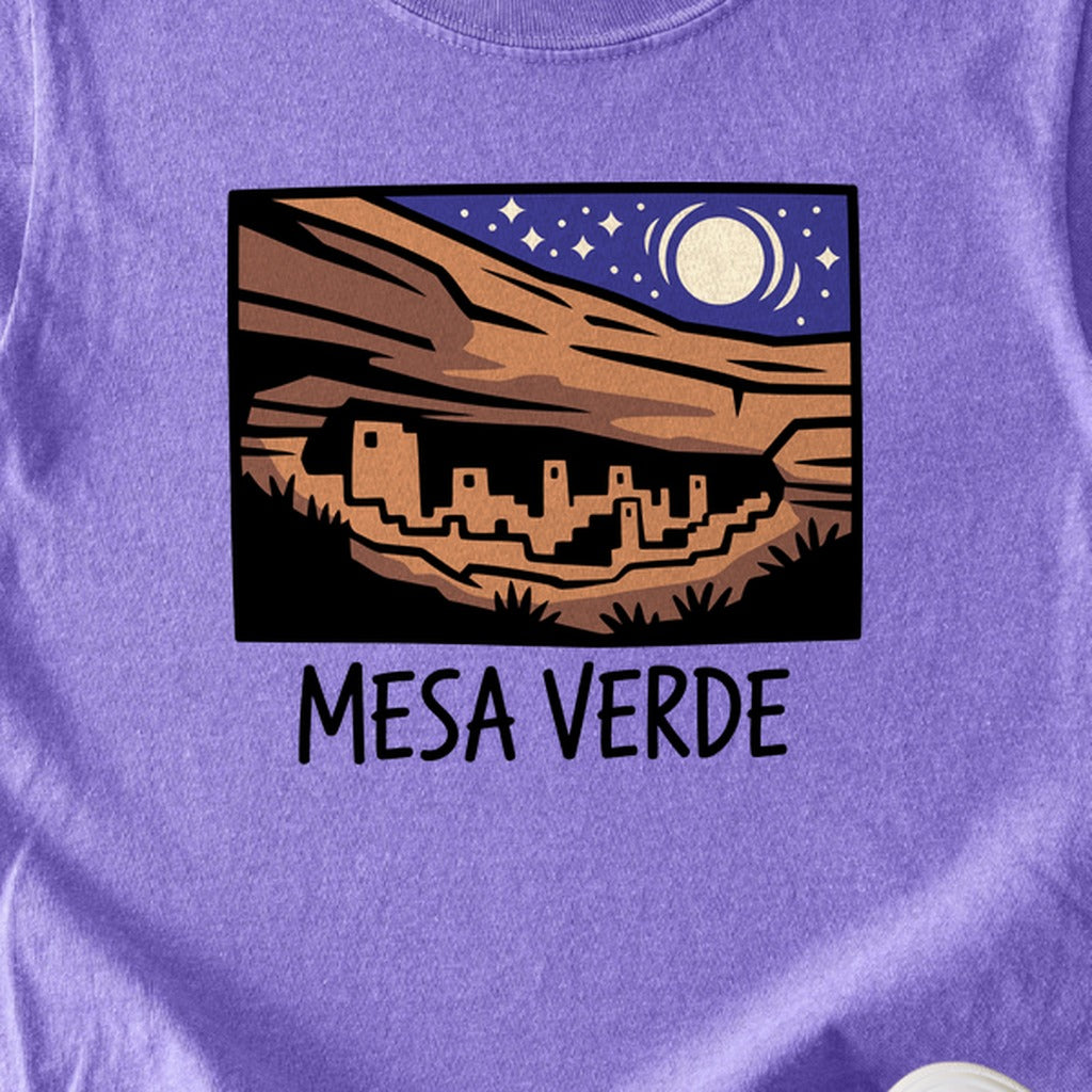 Mesa Verde at Night Kids Cotton T-Shirt