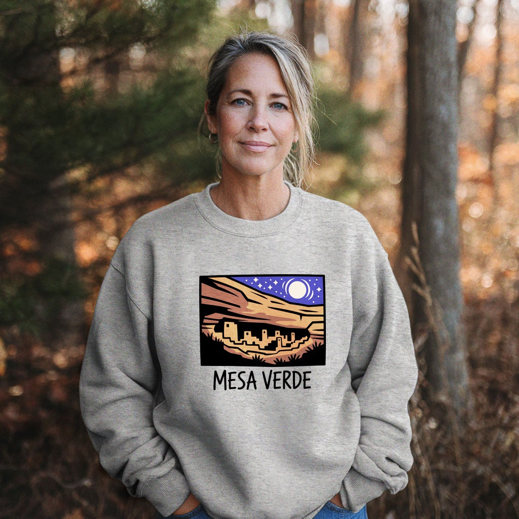 Mesa Verde at Night Crewneck Sweatshirt