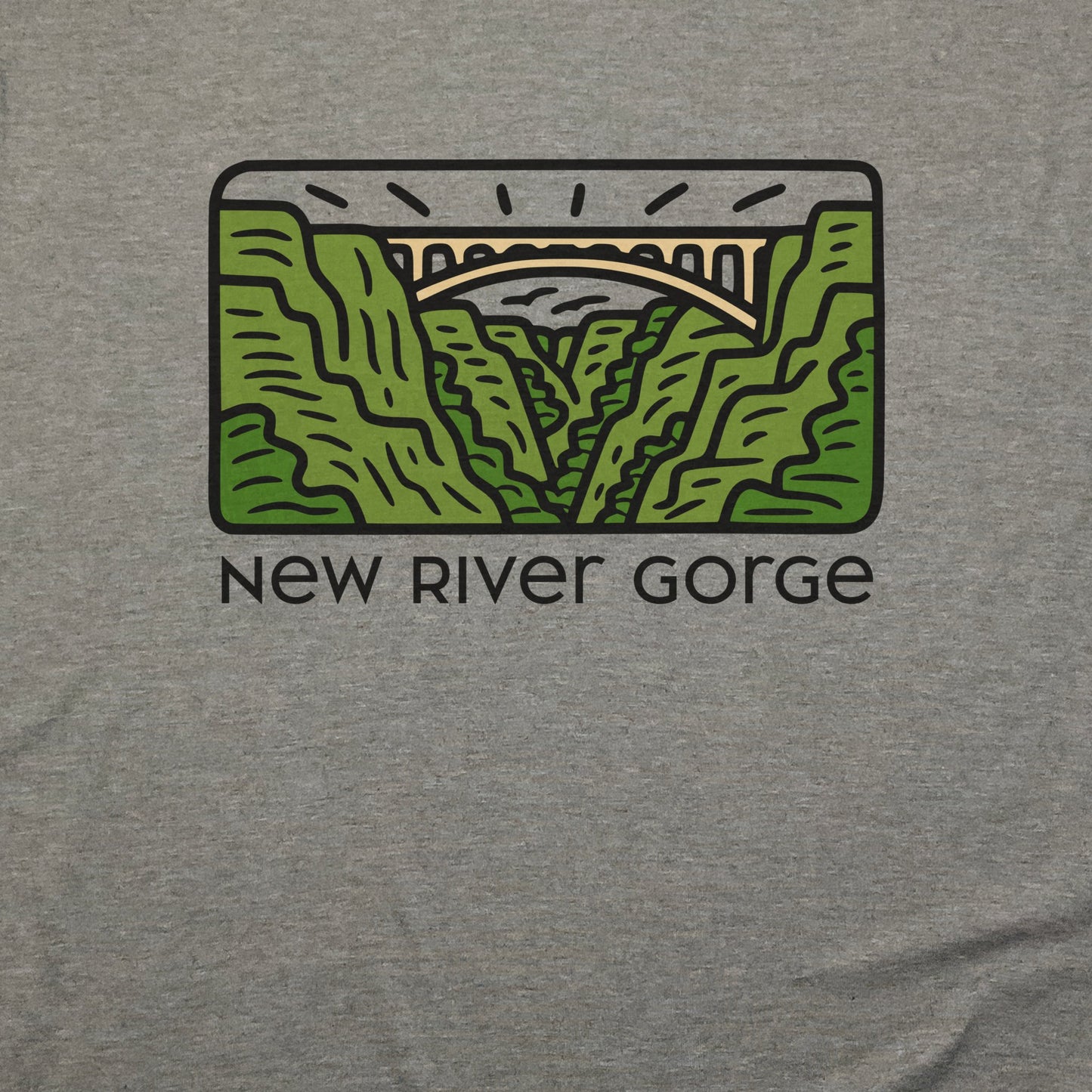 New River Gorge National Park T-Shirt Adventure and Outdoors Themed T-Shirt