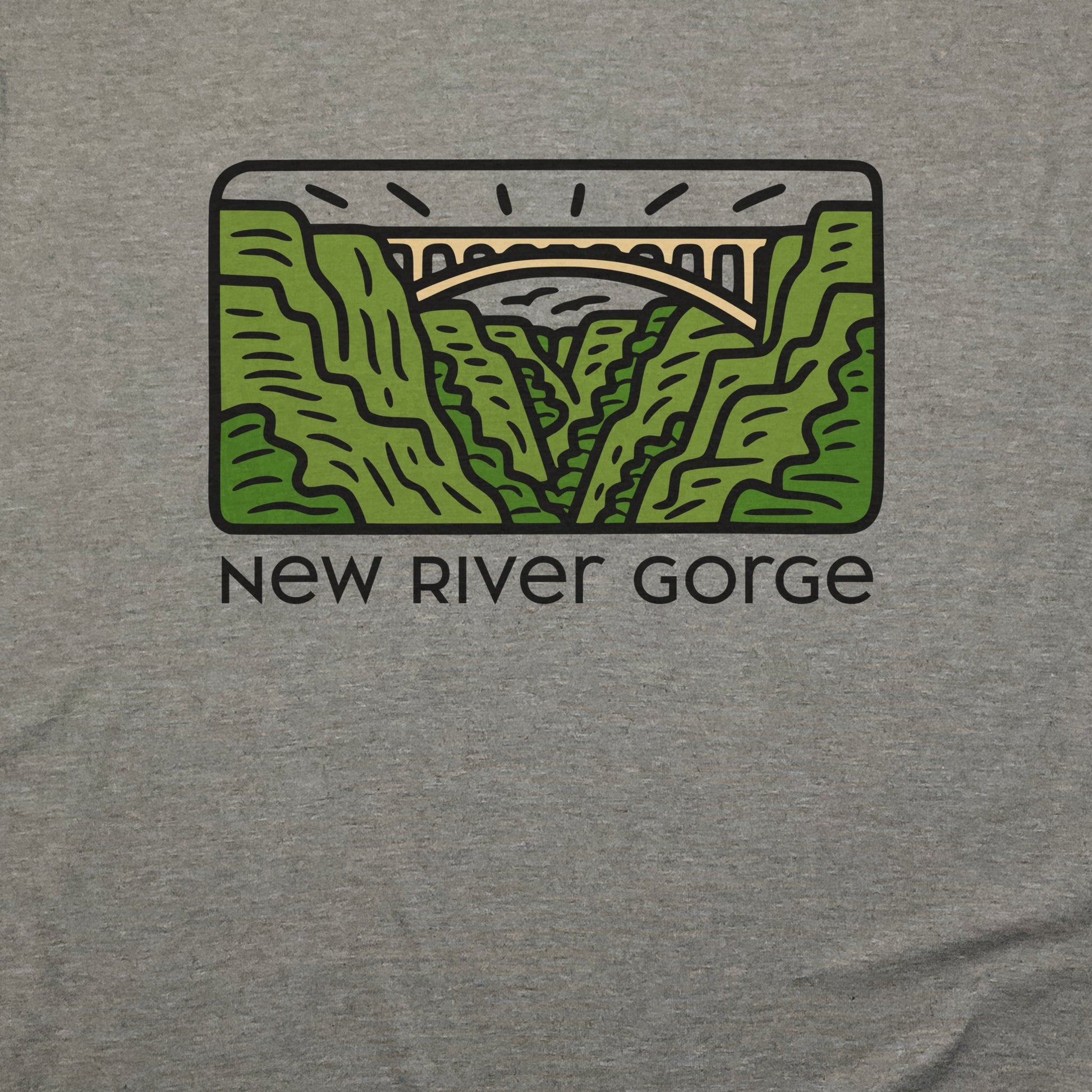 New River Gorge National Park T-Shirt Adventure and Outdoors Themed T-Shirt