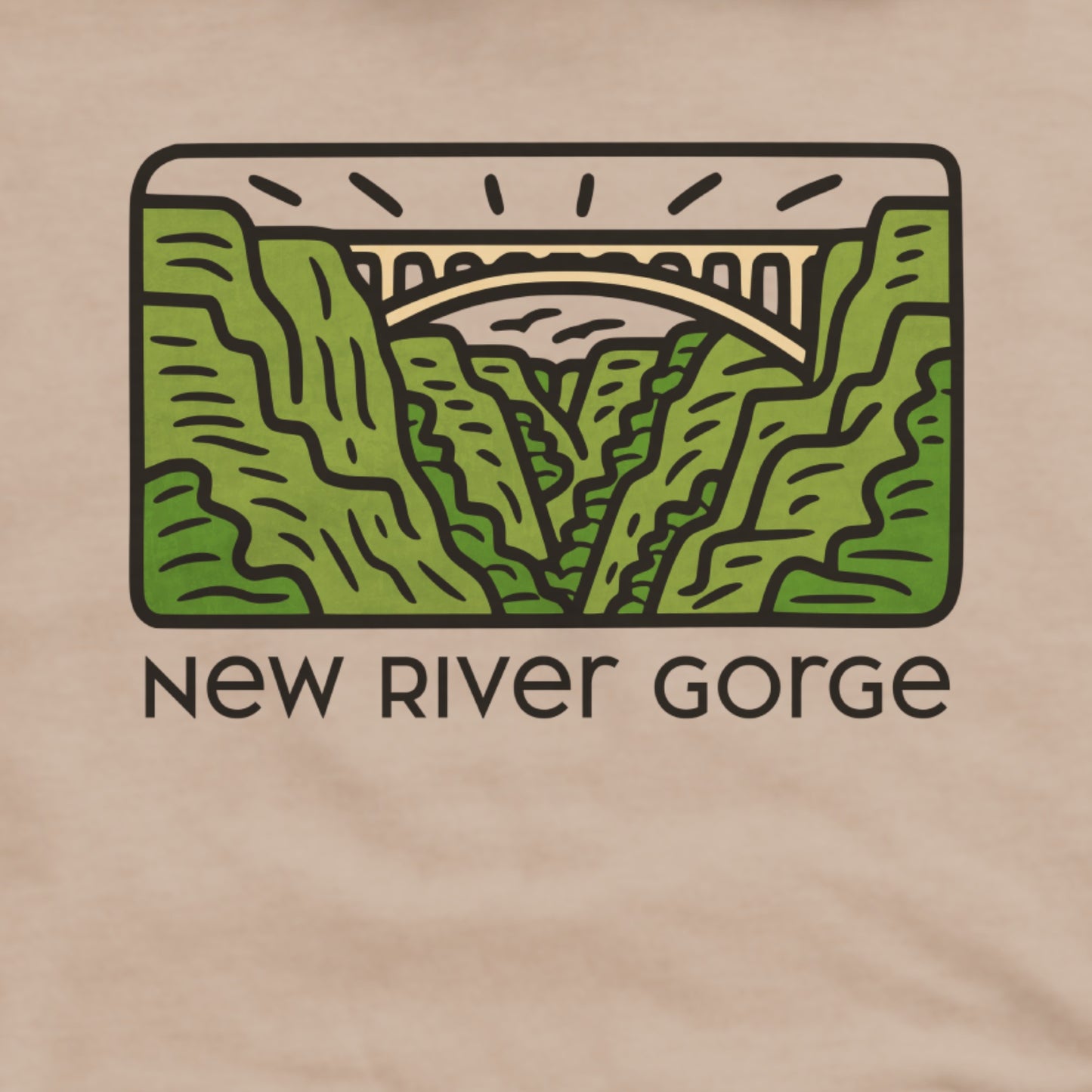 New River Gorge National Park Hoodie Adventure and Outdoors Themed Hoodie