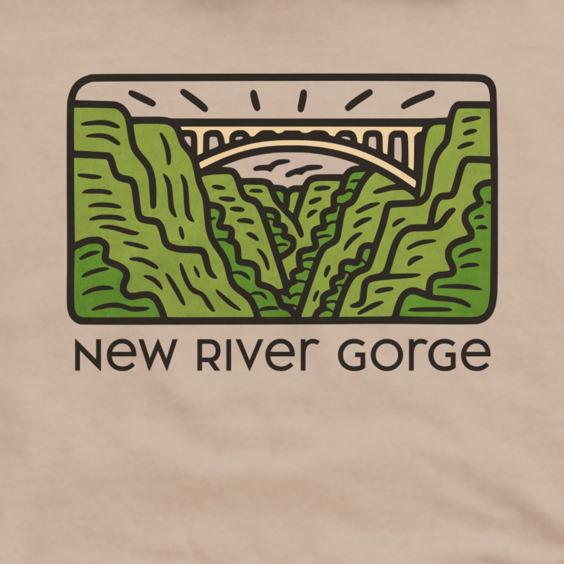 New River Gorge National Park Hoodie Adventure and Outdoors Themed Hoodie