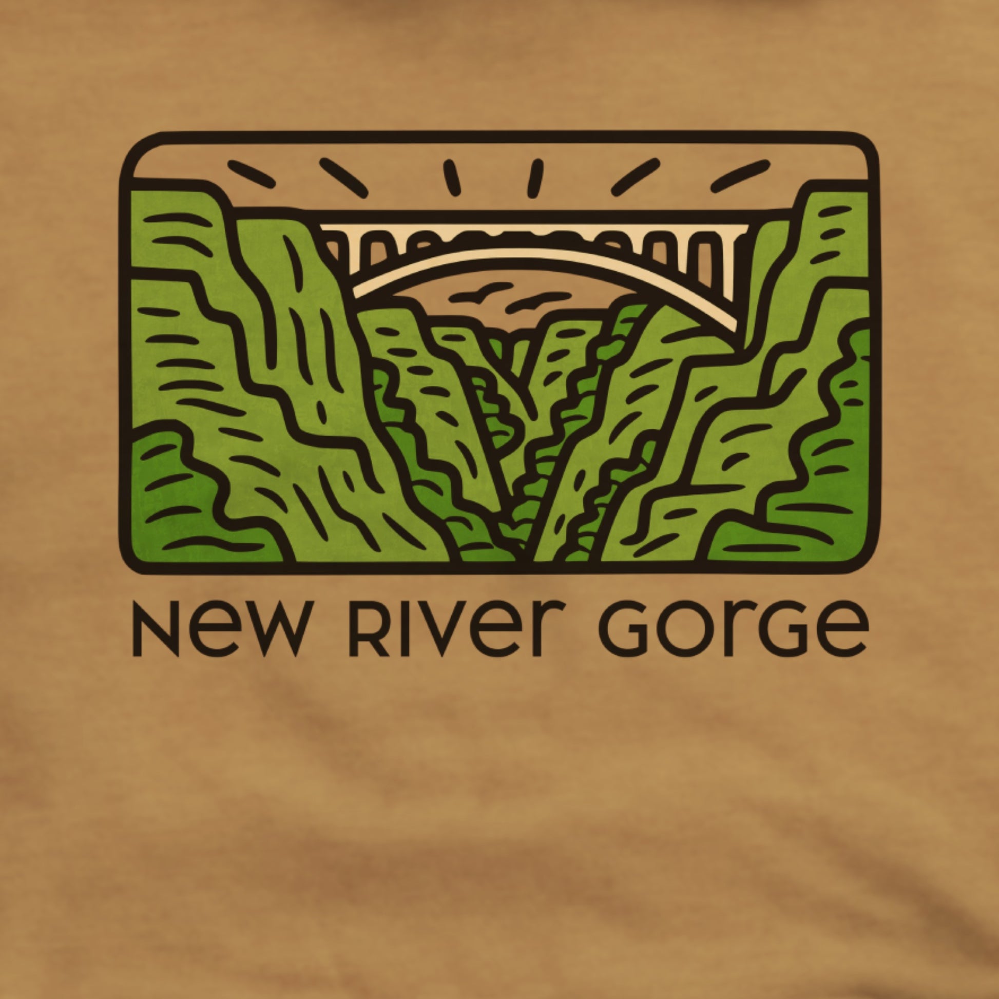 New River Gorge National Park Hoodie Adventure and Outdoors Themed Hoodie