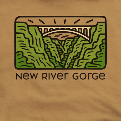 New River Gorge National Park Hoodie Adventure and Outdoors Themed Hoodie