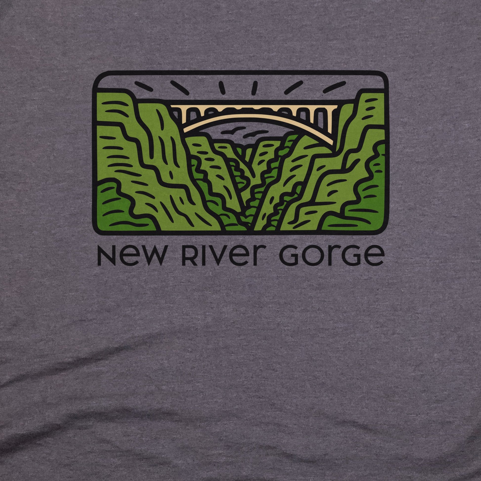 New River Gorge National Park T-Shirt Adventure and Outdoors Themed T-Shirt