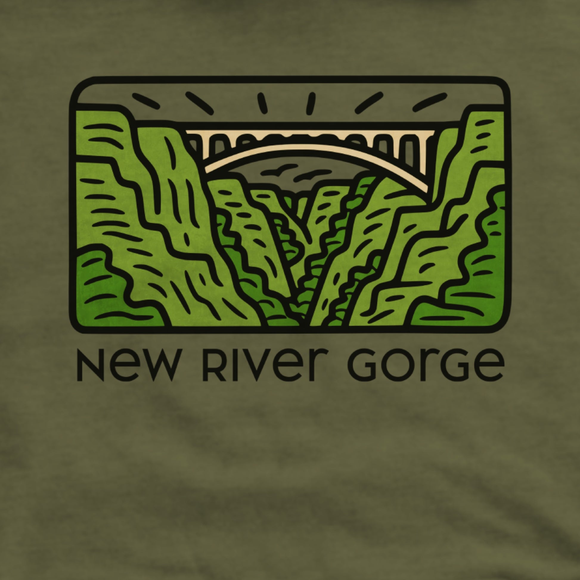 New River Gorge National Park Hoodie Adventure and Outdoors Themed Hoodie