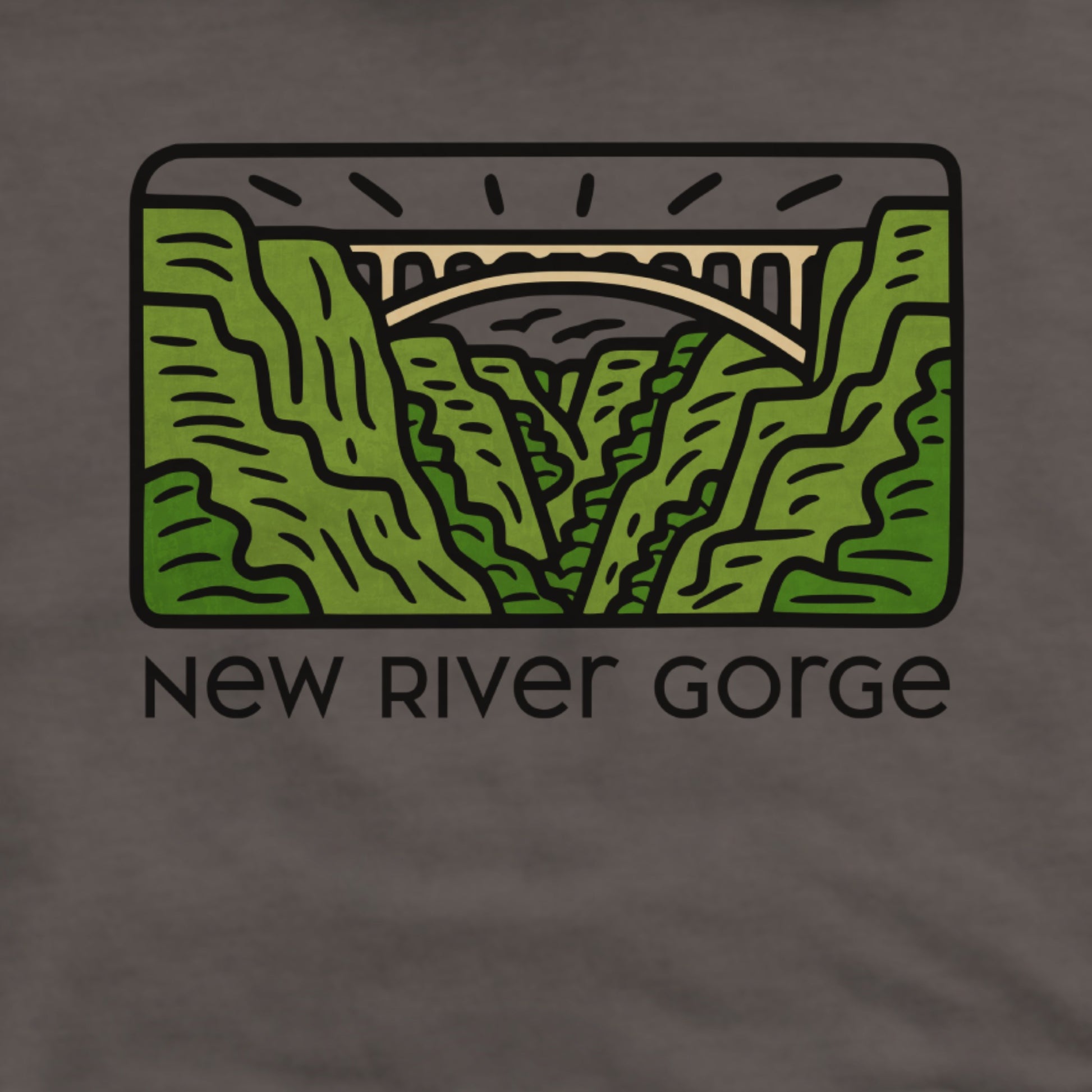 New River Gorge National Park Hoodie Adventure and Outdoors Themed Hoodie