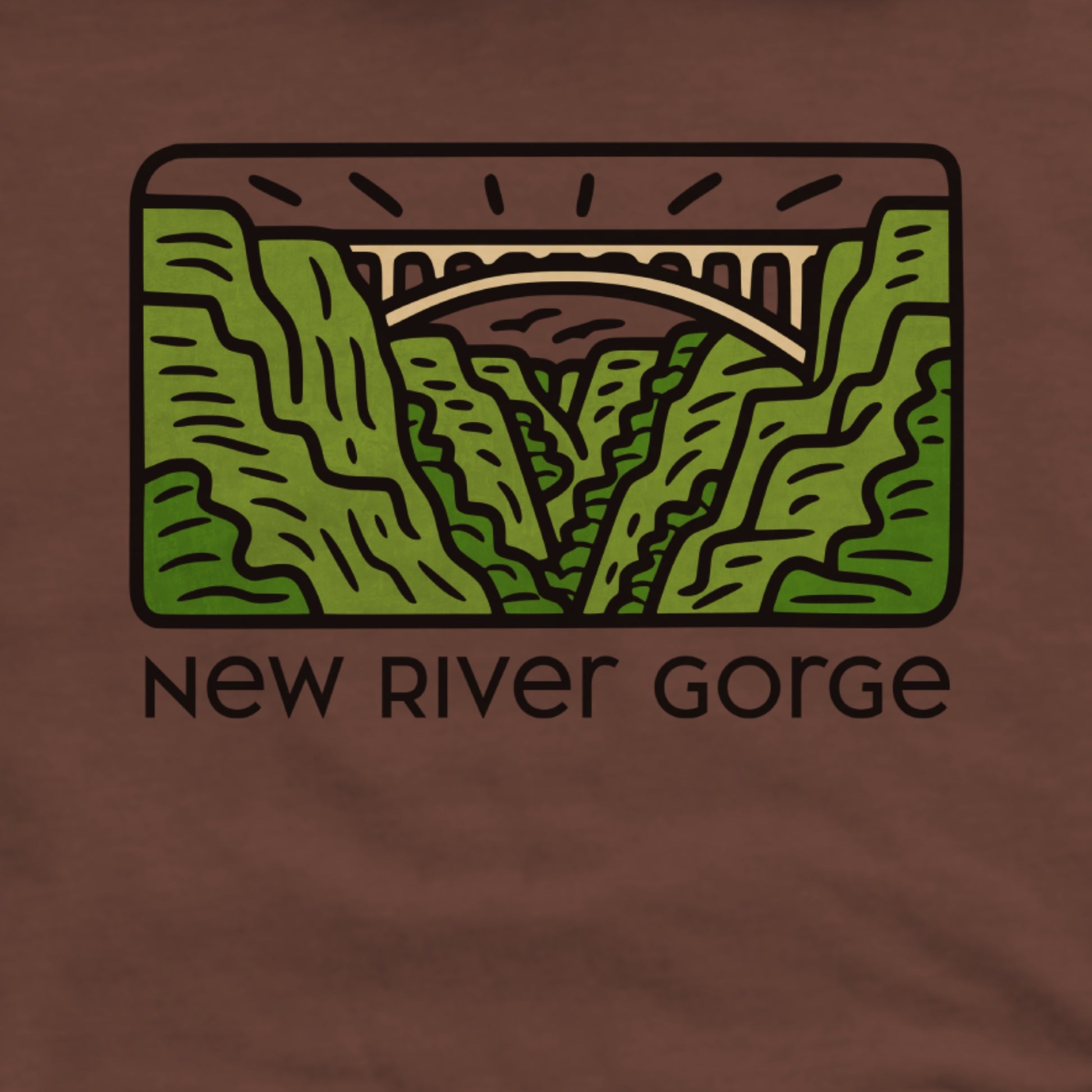 New River Gorge National Park Hoodie Adventure and Outdoors Themed Hoodie