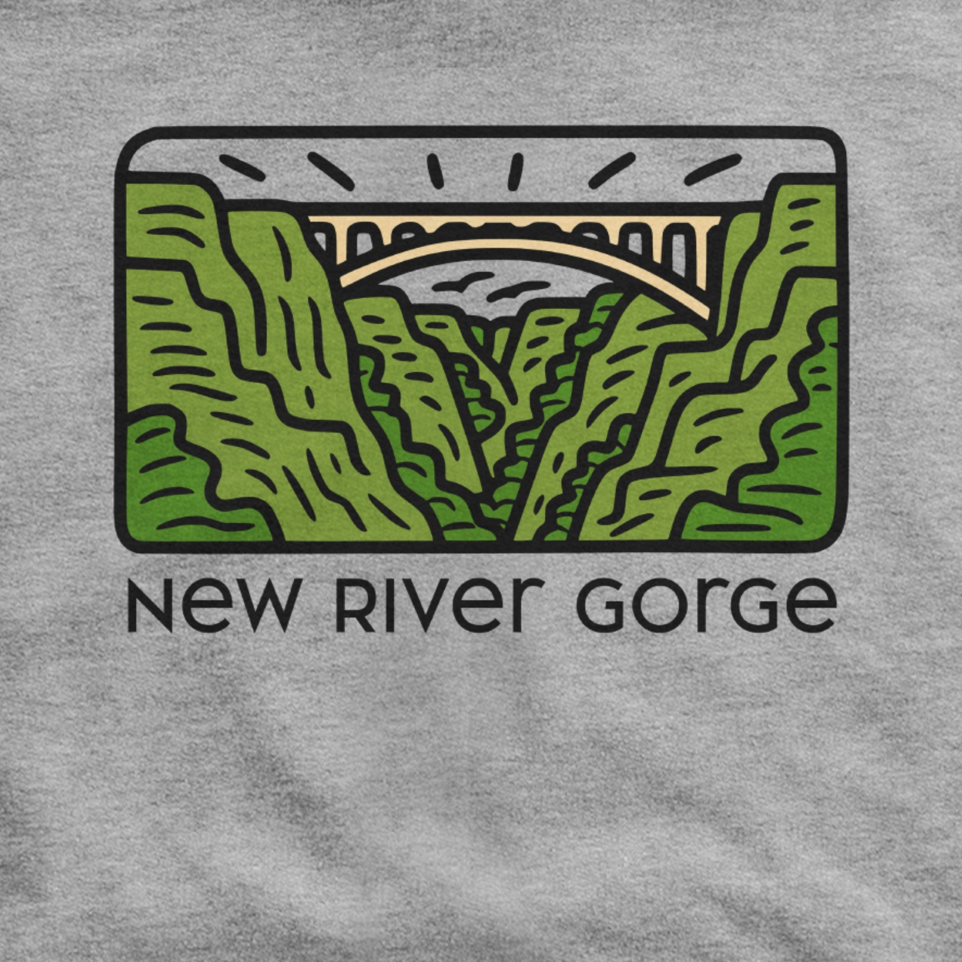 New River Gorge National Park Hoodie Adventure and Outdoors Themed Hoodie