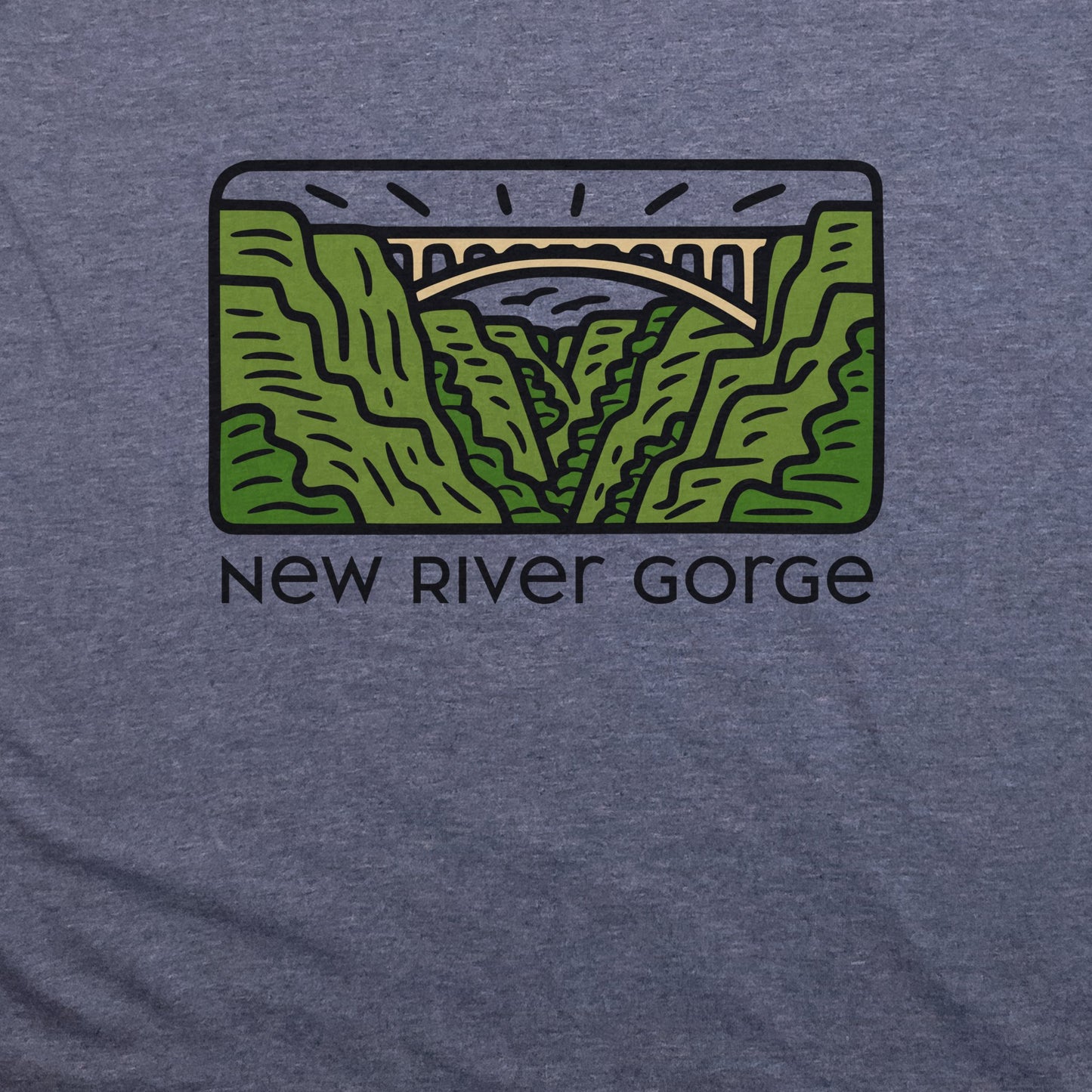 New River Gorge National Park T-Shirt Adventure and Outdoors Themed T-Shirt