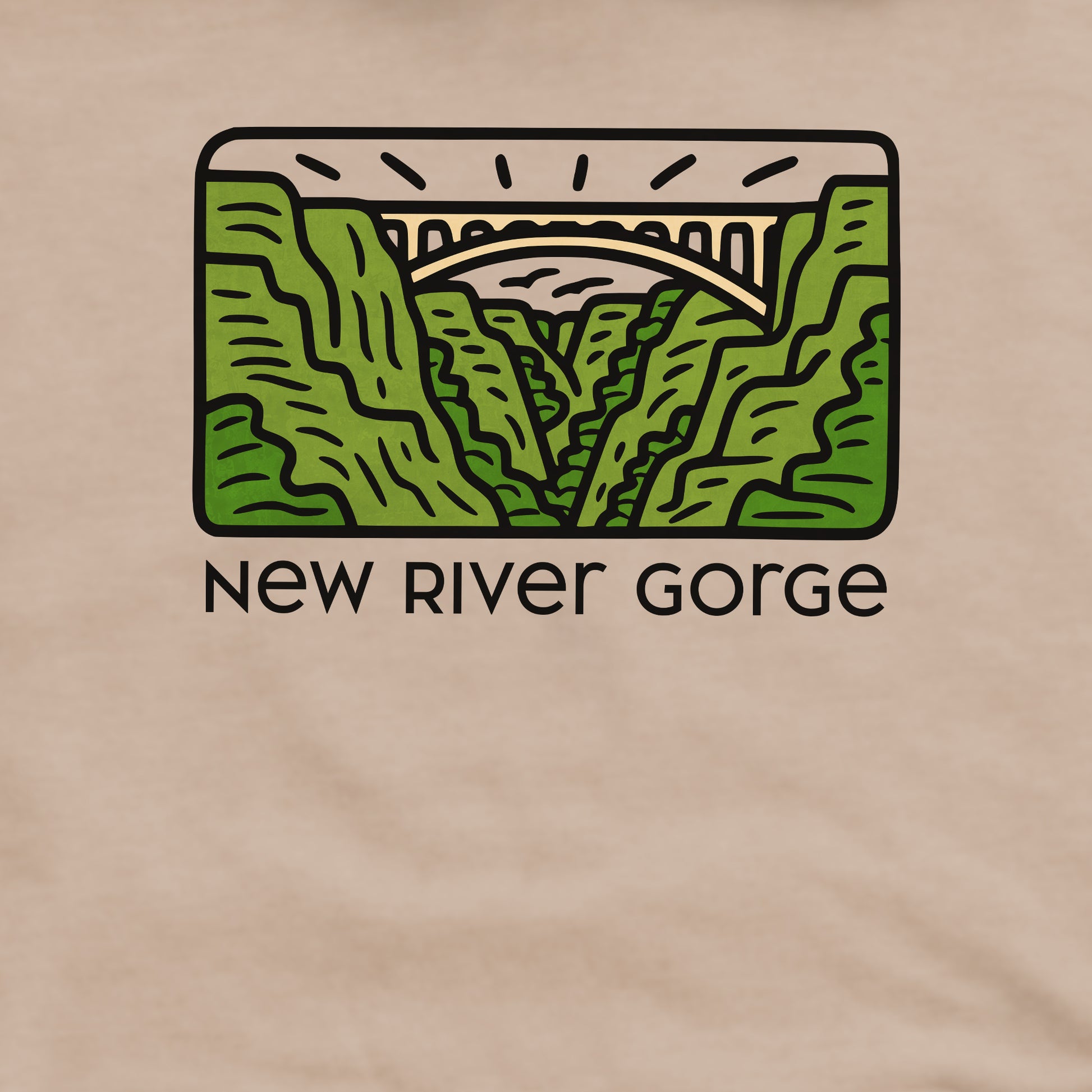 New River Gorge National Park Crewneck Sweatshirt Adventure and Outdoors Themed Sweatshirt