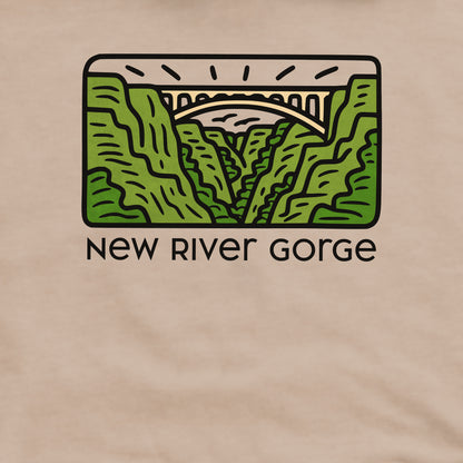 New River Gorge National Park Crewneck Sweatshirt Adventure and Outdoors Themed Sweatshirt