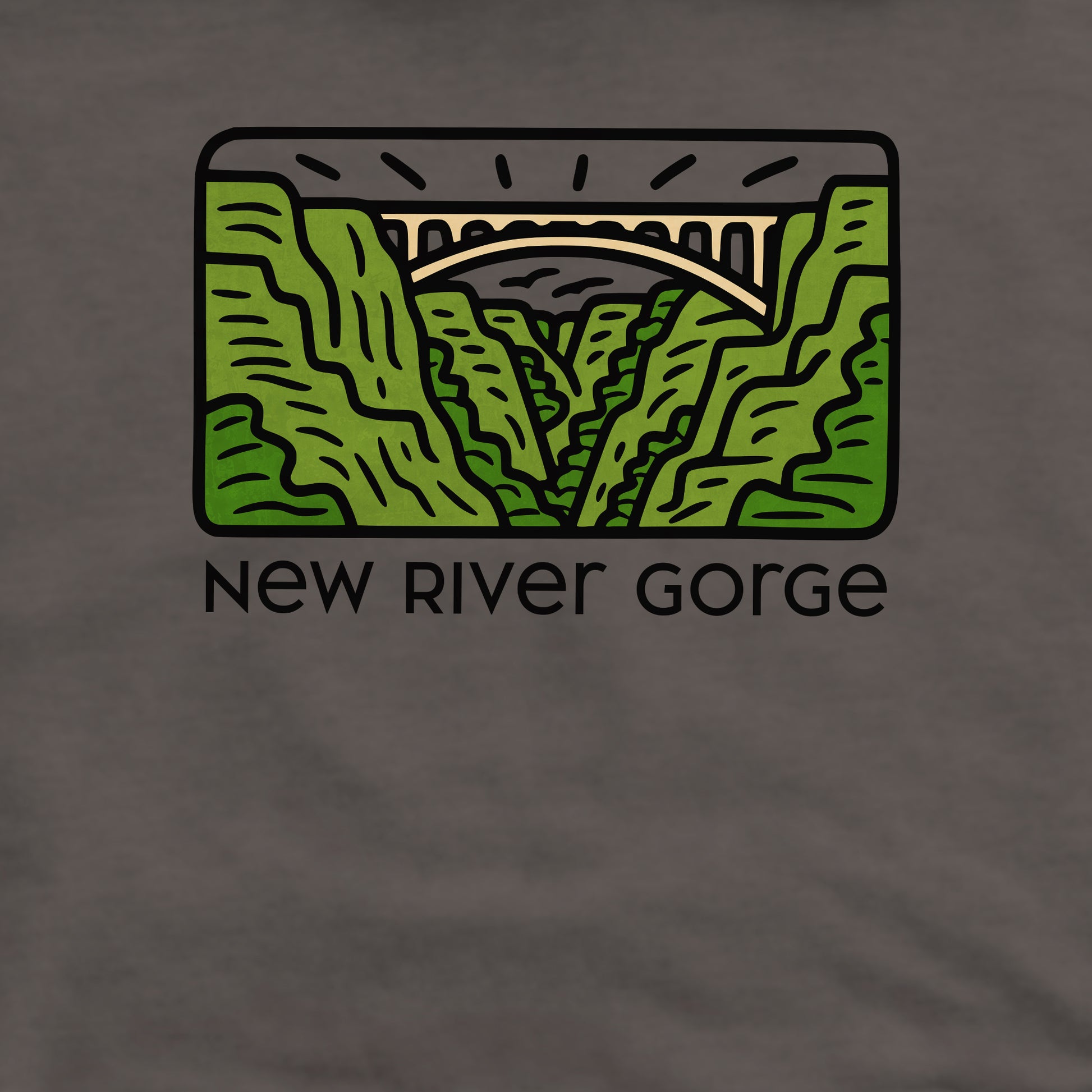 New River Gorge National Park Crewneck Sweatshirt Adventure and Outdoors Themed Sweatshirt
