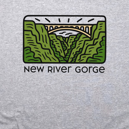 New River Gorge National Park Crewneck Sweatshirt Adventure and Outdoors Themed Sweatshirt