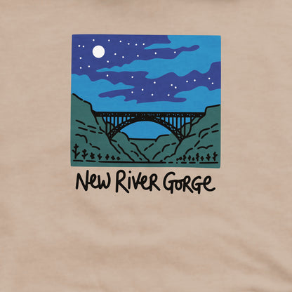 New River Gorge at Night Crewneck Sweatshirt