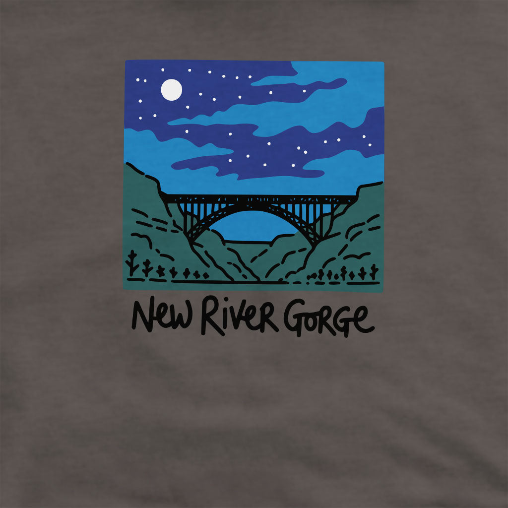 New River Gorge at Night Crewneck Sweatshirt