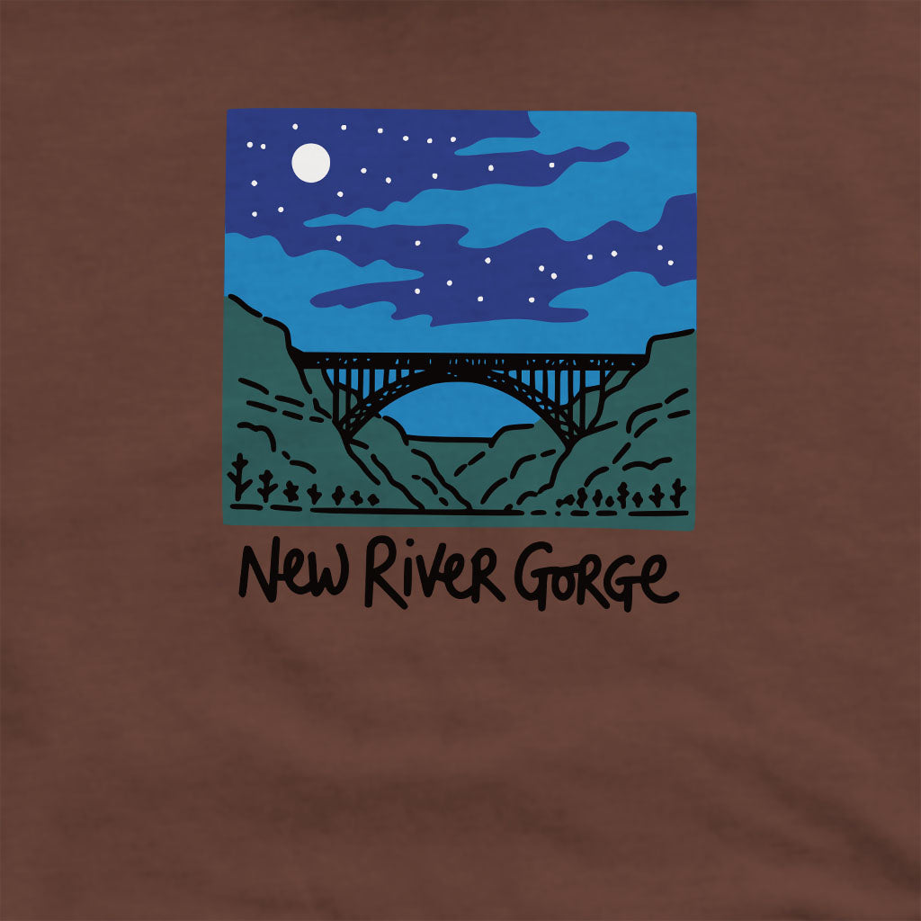 New River Gorge at Night Crewneck Sweatshirt