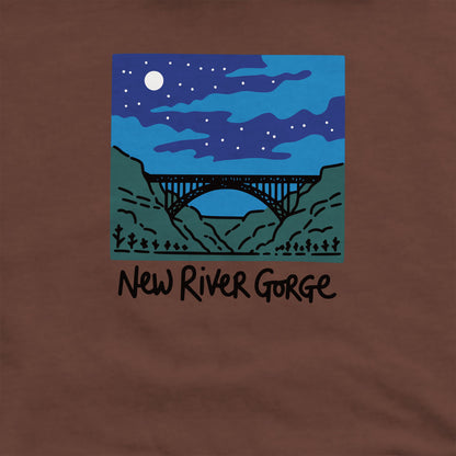 New River Gorge at Night Crewneck Sweatshirt