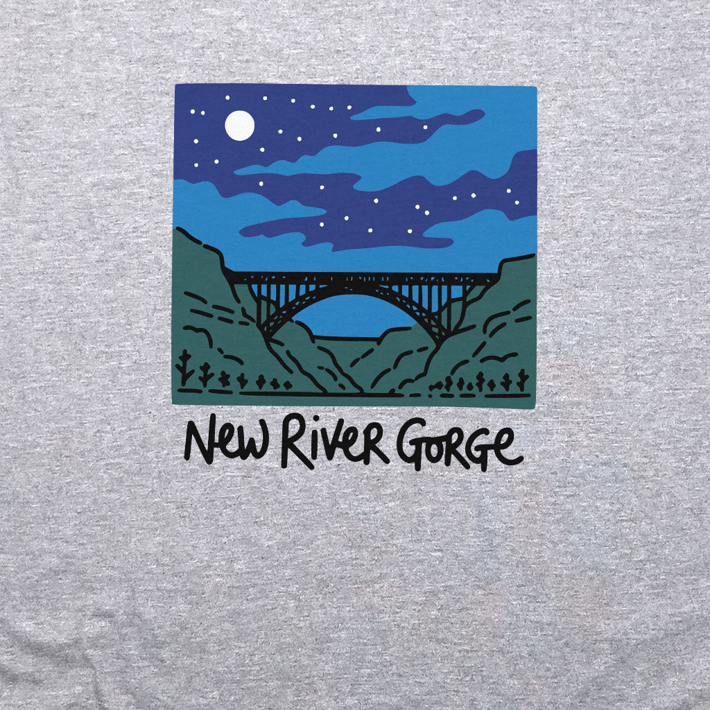 New River Gorge at Night Crewneck Sweatshirt