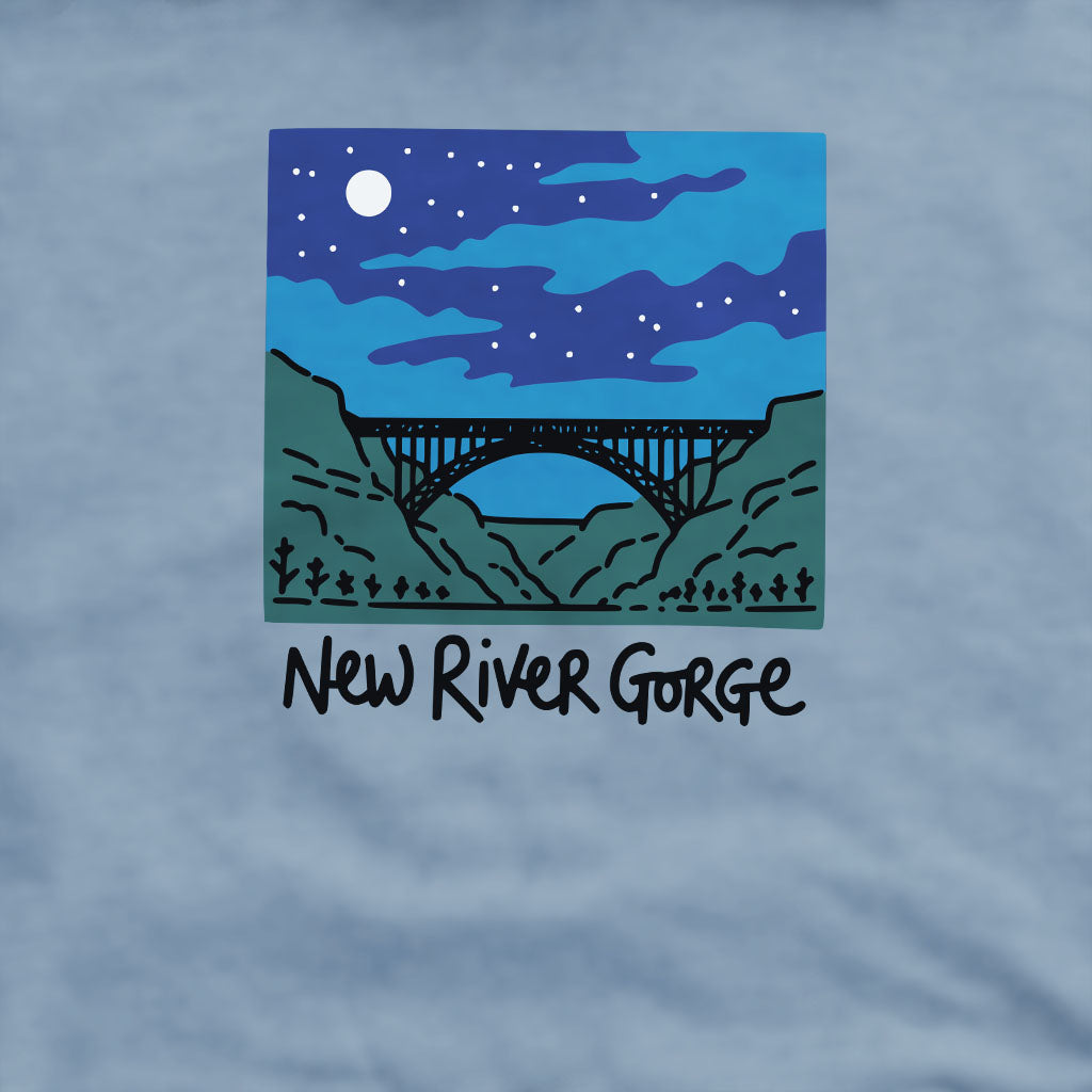 New River Gorge at Night Crewneck Sweatshirt