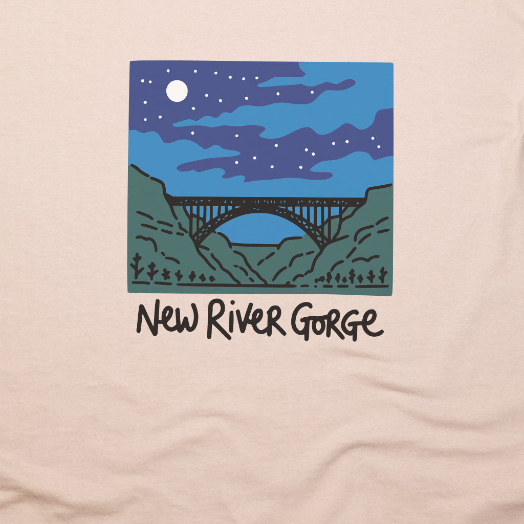 New River Gorge at Night T-Shirt